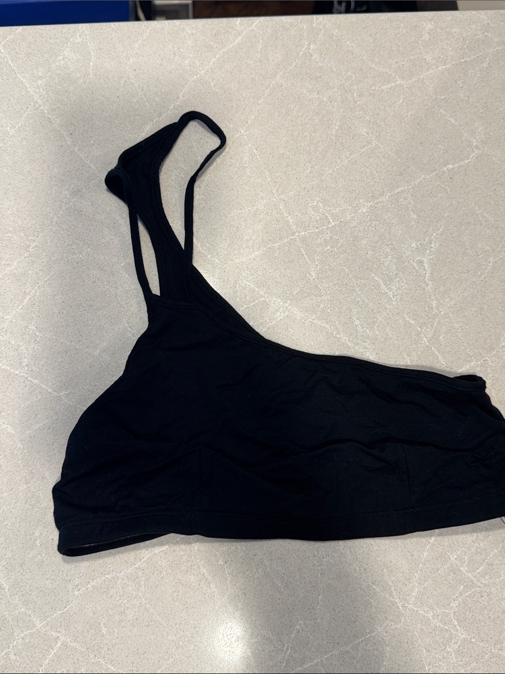 Helmut Lang Black Asymmetrical bra/top size medium